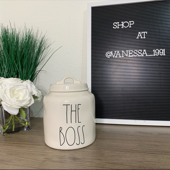 Rae Dunn - THE BOSS - Canister - Picture 1 of 2